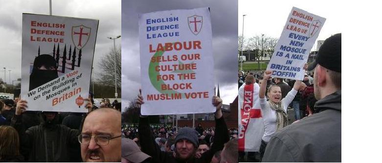 EDL placards Dudley