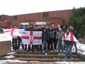 EDL protest Reading