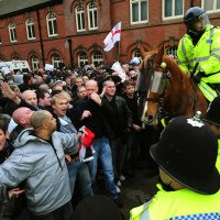 English Defence League protest