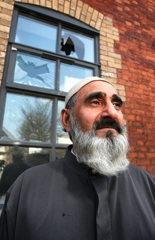 Eccles mosque attacked