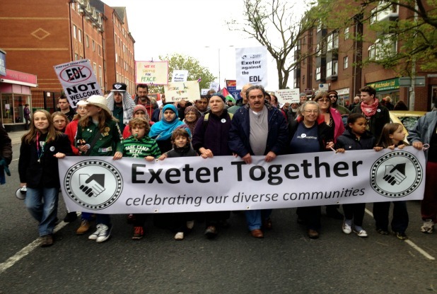 Exeter Together demonstration