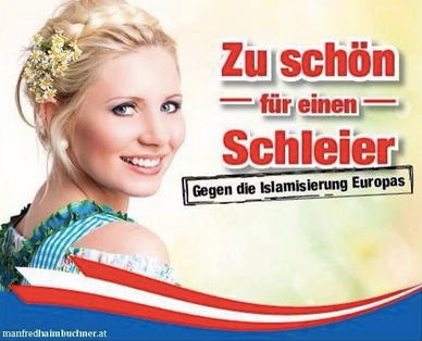 FPÖ zu schön für einen schleier