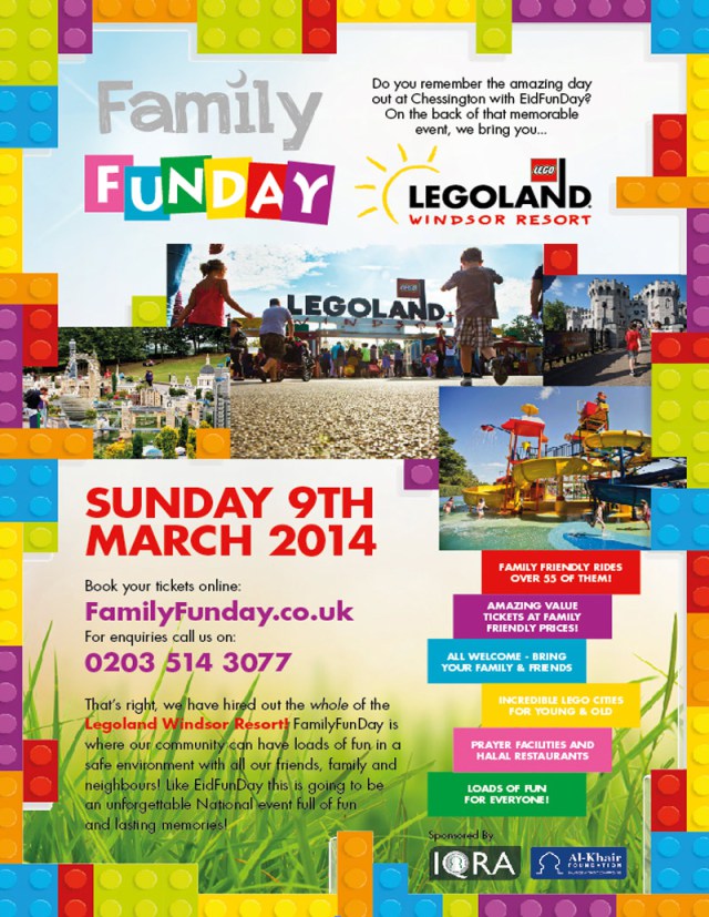 FamilyFunDay Legoland ad