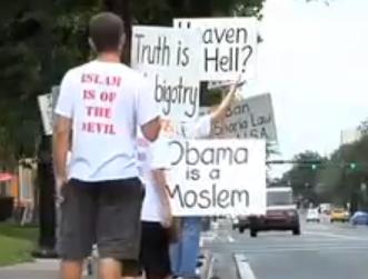 Florida anti-Islam protest