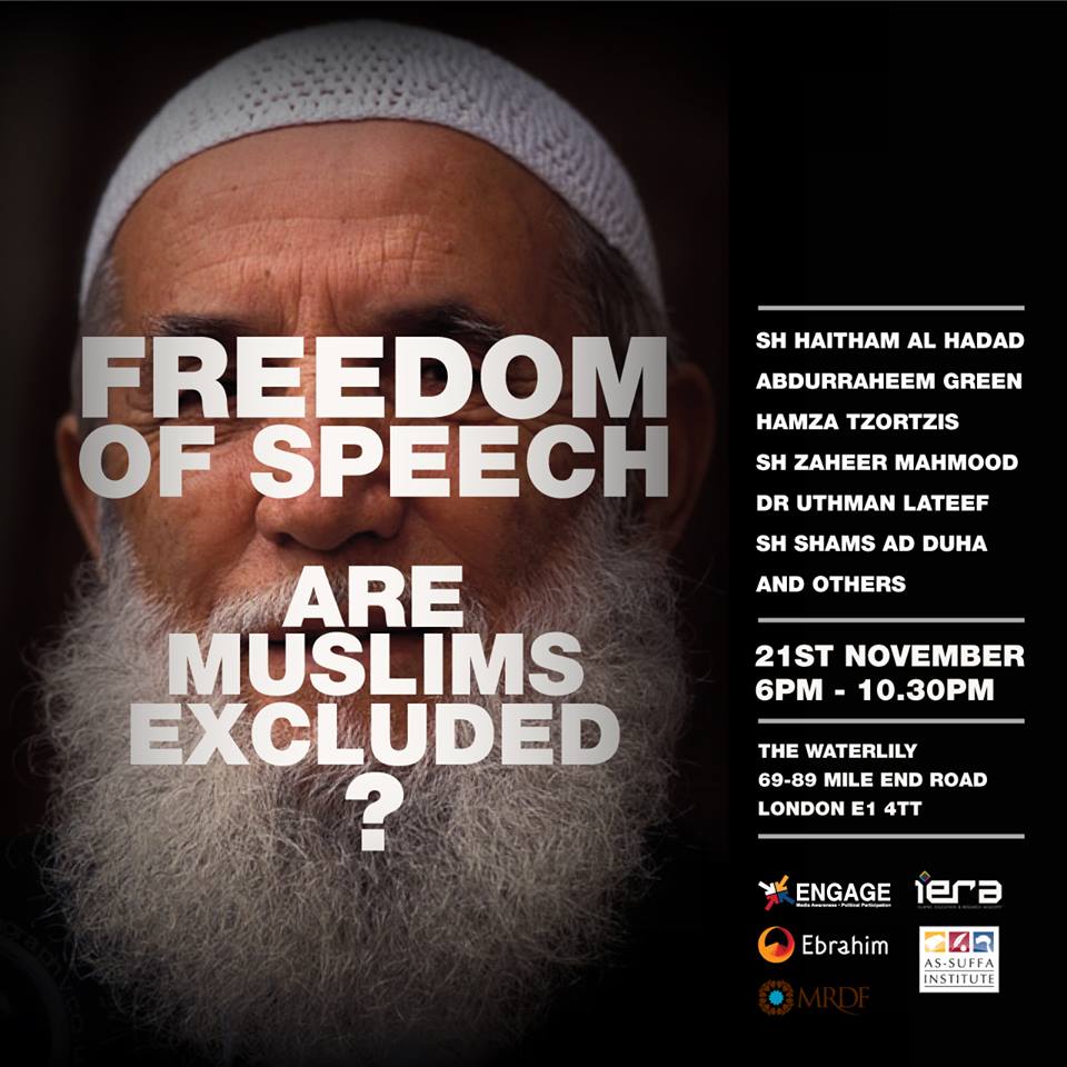 Freedom of speech – are Muslims excluded