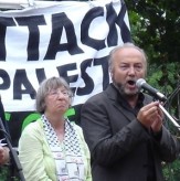 Galloway at Lebanon demo