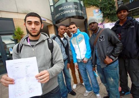 Hackney Community College protest