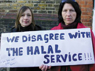 Halal protest