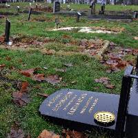Harehills cemetery vandalised