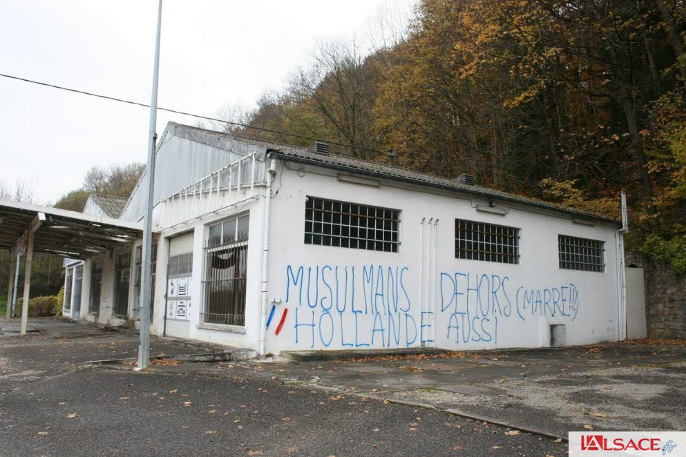 Haut-Rhin anti-Muslim graffiti