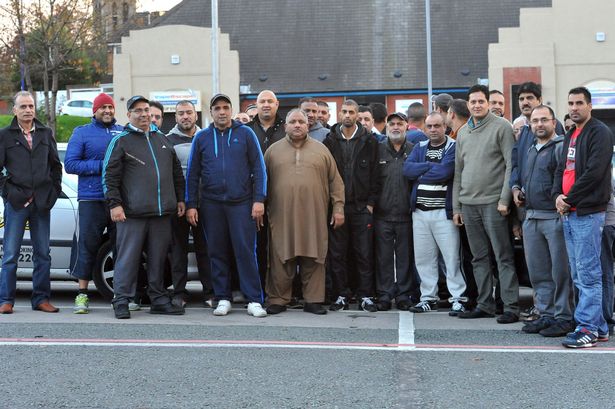 Heywood taxi drivers protest
