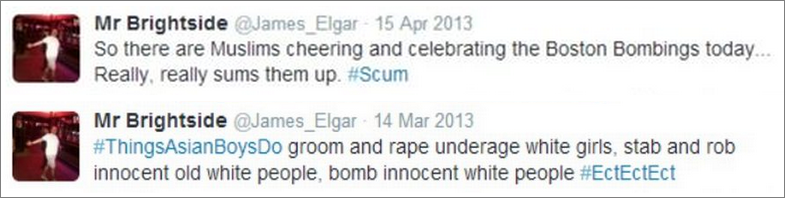 James Elgar tweets