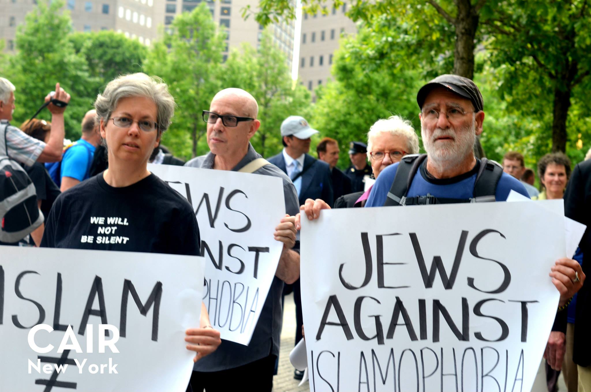 Jews Against Islamophobia 9-11 museum protest