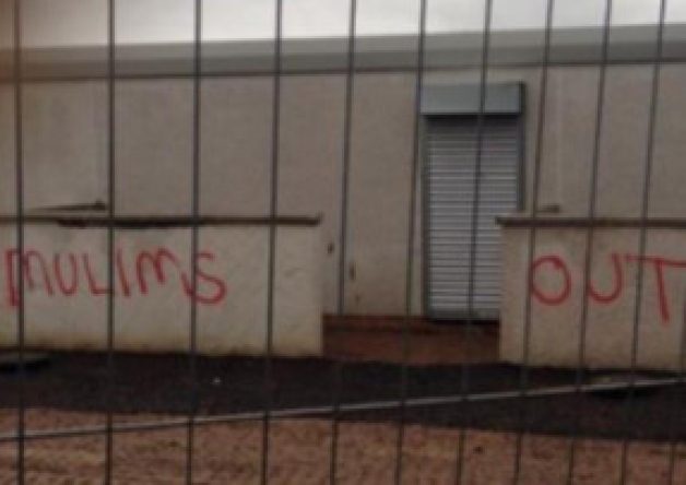 Livingston anti-Muslim graffiti