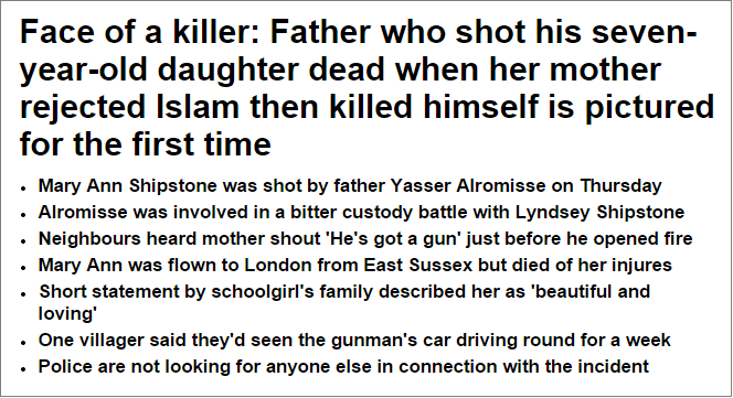 Mail on Mary Ann Shipstone murder