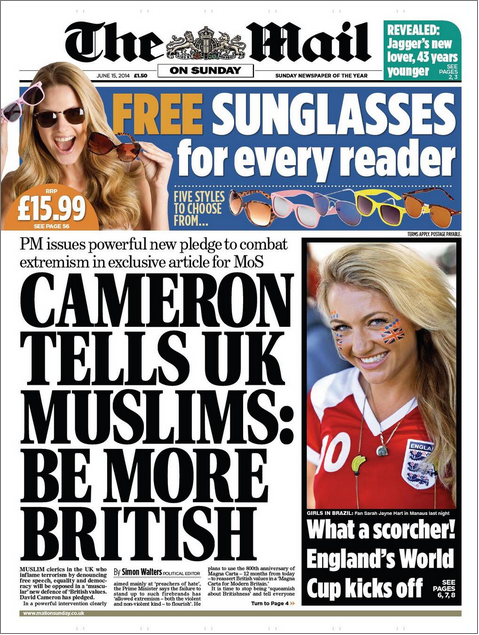 Mail on Sunday Be More British