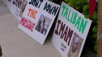 Margate mosque protest placards