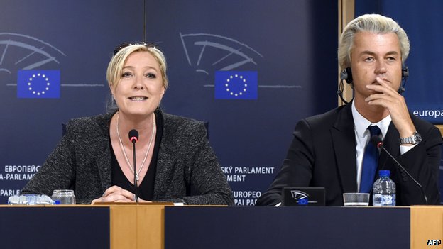 Marine Le Pen and Geert Wilders