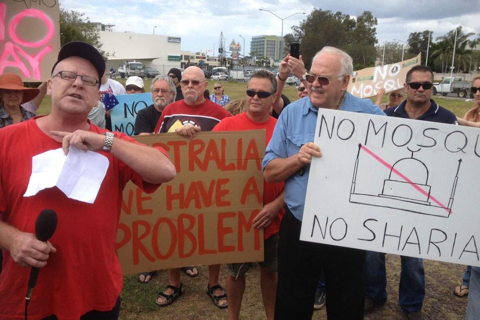 Maroochydore anti-mosque protest