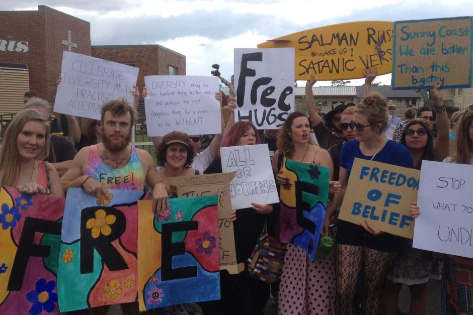 Maroochydore pro-mosque protest