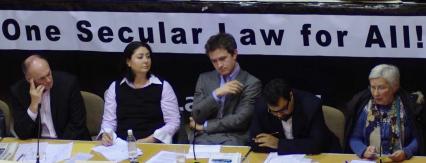 Maryam Namazie with Douglas Murray