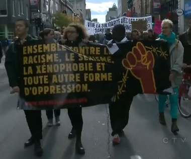 Montreal anti-Charter protest
