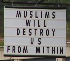 Muslims will destroy us from within