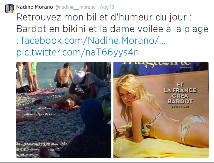 Nadine Morano tweet