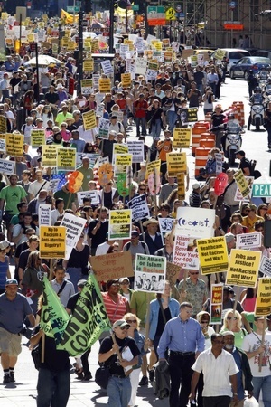 New York pro-Park51 demonstrators