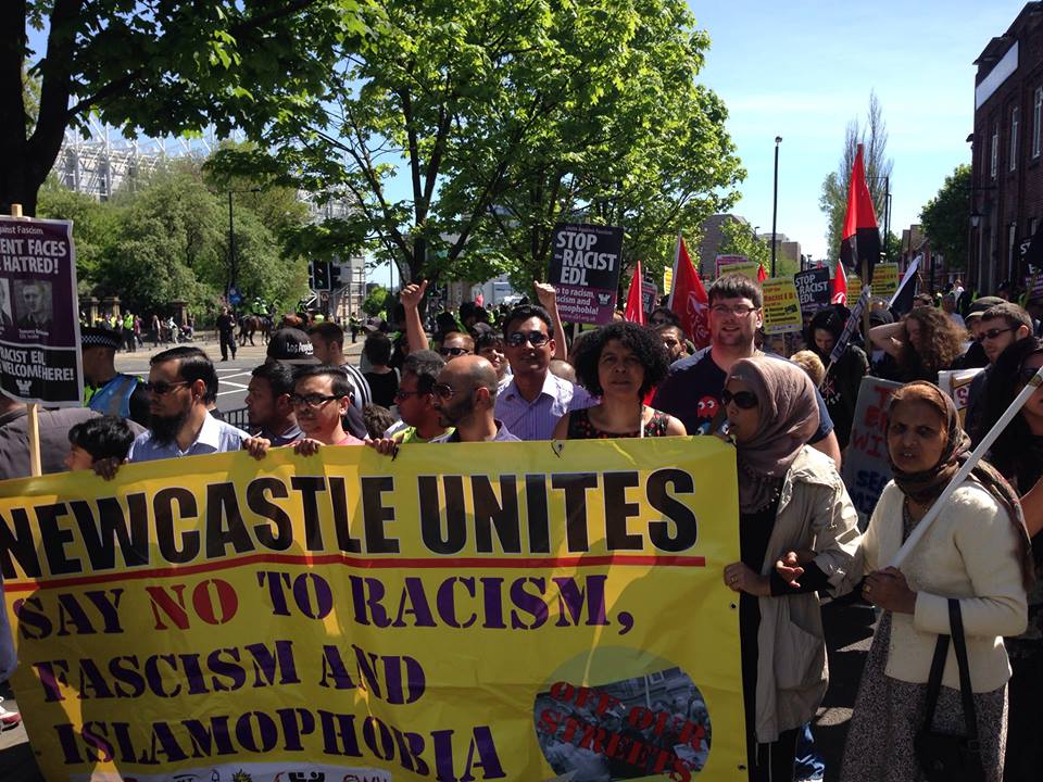 Newcastle Unites banner May 2014