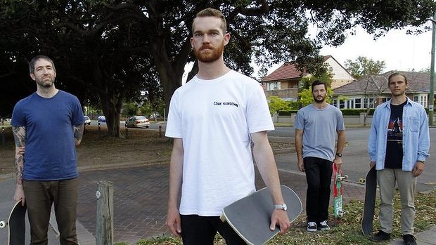 Newcastle anti-racist skaters