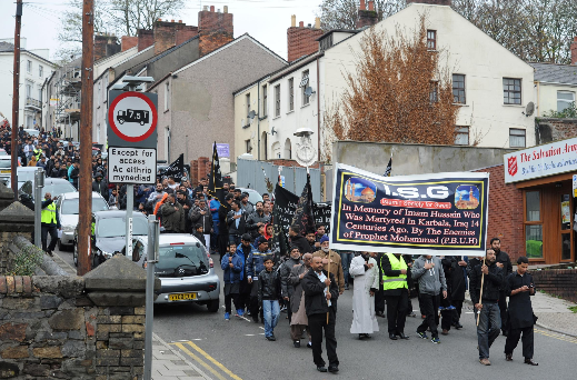 Newport Ashura procession