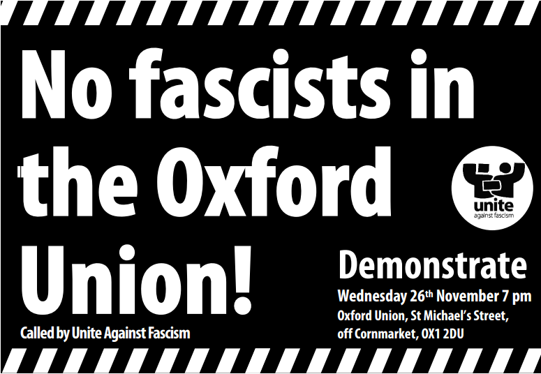 No fascists in the Oxford Union