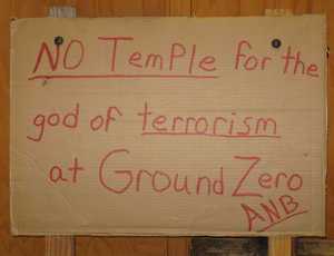 No temple for the god of terrorism