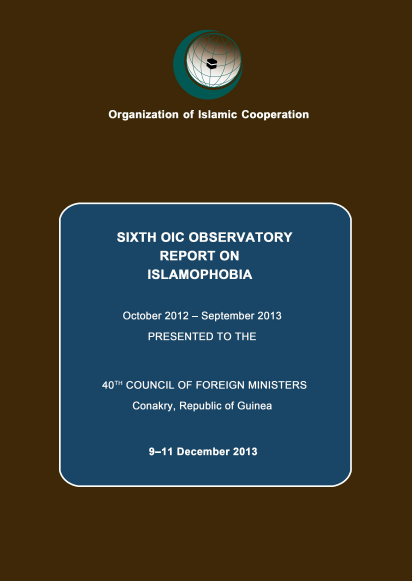 OIC Sixth Annual Report