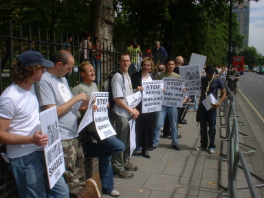 Outrage Iran Hanging Protest