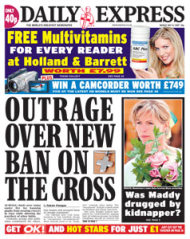 Outrage Over Ban on the Cross