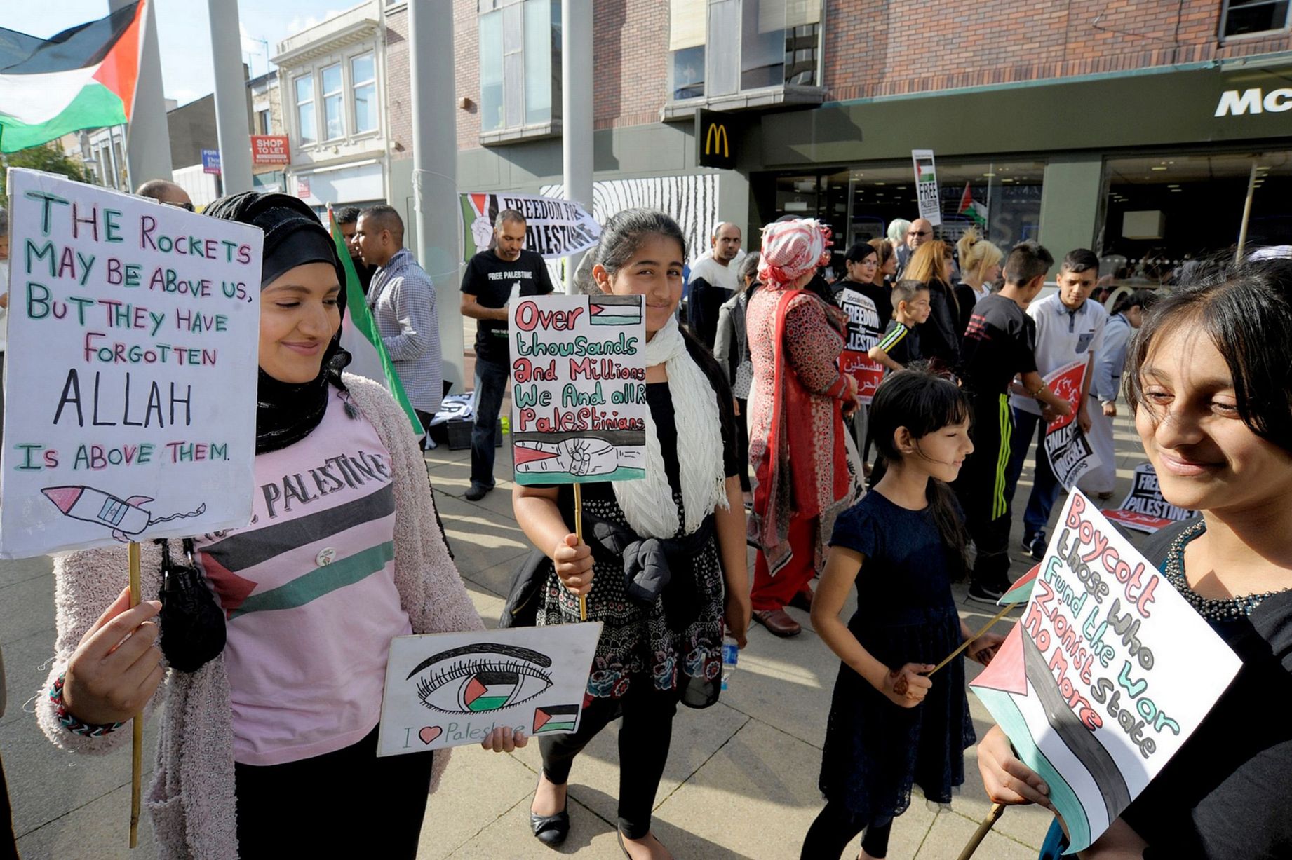 Palestine Solidarity vigil in Middlesbrough