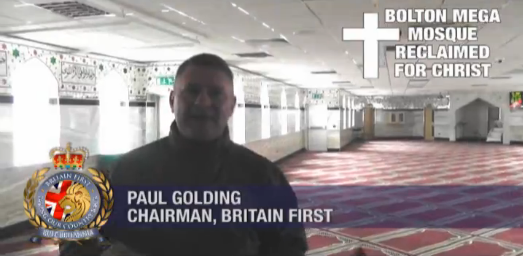 Paul Golding reclaims mosque for Christ