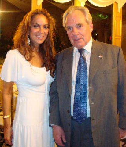 Pearson with Pamela Geller