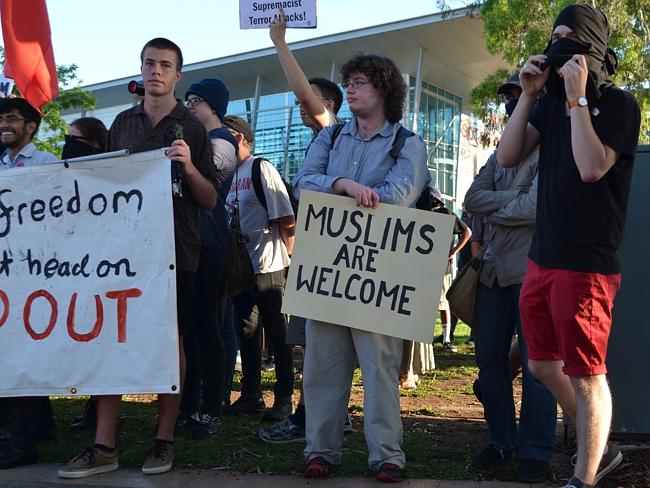 Penrith Antifa protestors (2)