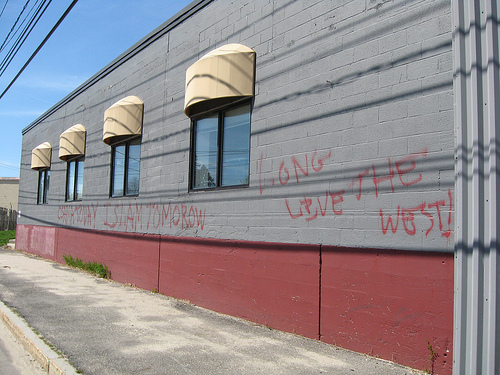 Portland mosque graffiti