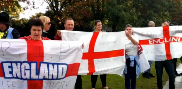 Portsmouth anti-Muslim protestors