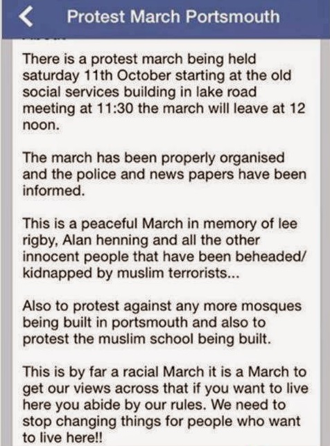 Portsmouth protest march