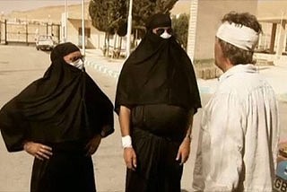 Prats in niqabs