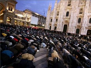 Prayer in Milan