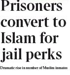 Prisoners convert to Islam