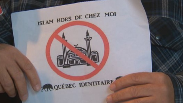 Quebec anti-Islam posters