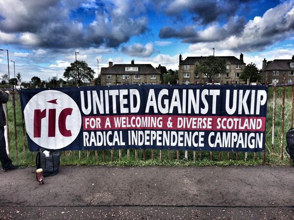 RIC United Against UKIP banner
