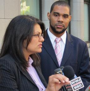 Rashida Tlaib and Dawud Walid